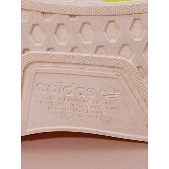 Adidas NMD R1 J White/Signal Green GX5686 Women Size 6 - Picture 10 of 11
